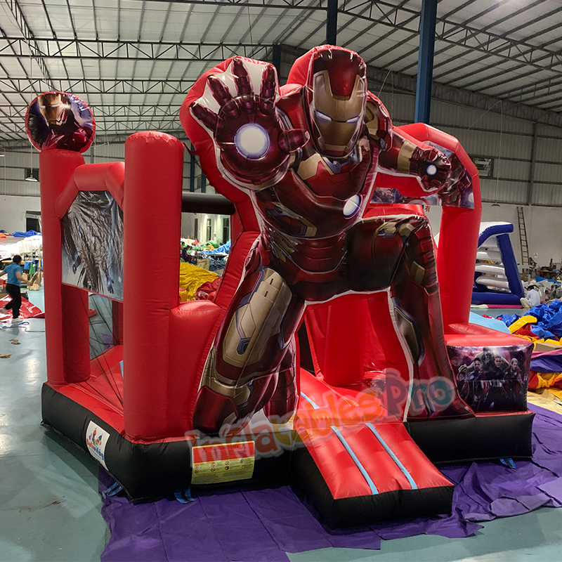 castle jumping , Iron Man jumping castle , Iron Man bounce house ...